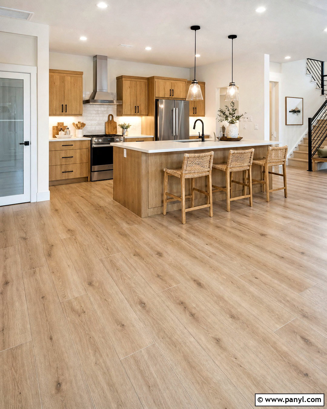 Light Oak Wood Look Floor Tile - 20 latest tiles design for floor ideas
