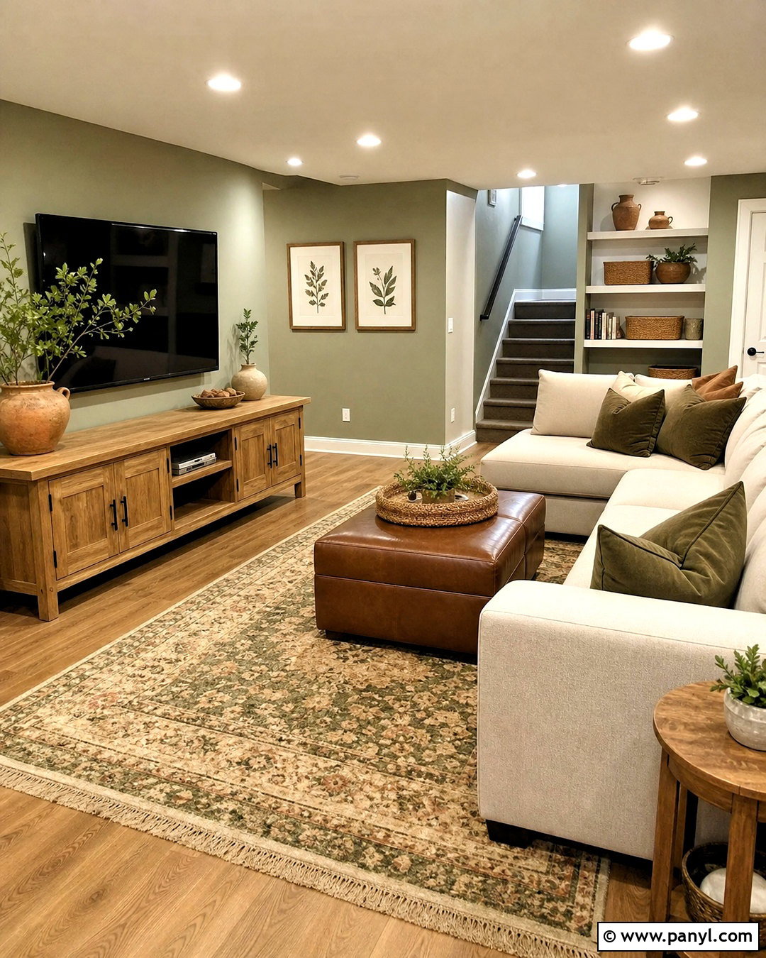 Light Olive Basement Walls - 20 basement wall colors