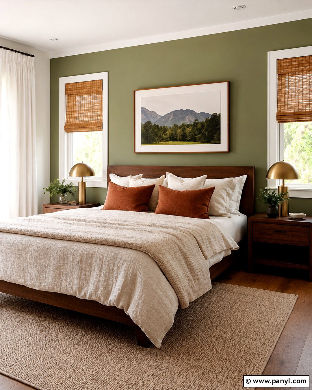 Light Olive Bedroom Accent Wall - 20 Light Olive Wall Ideas