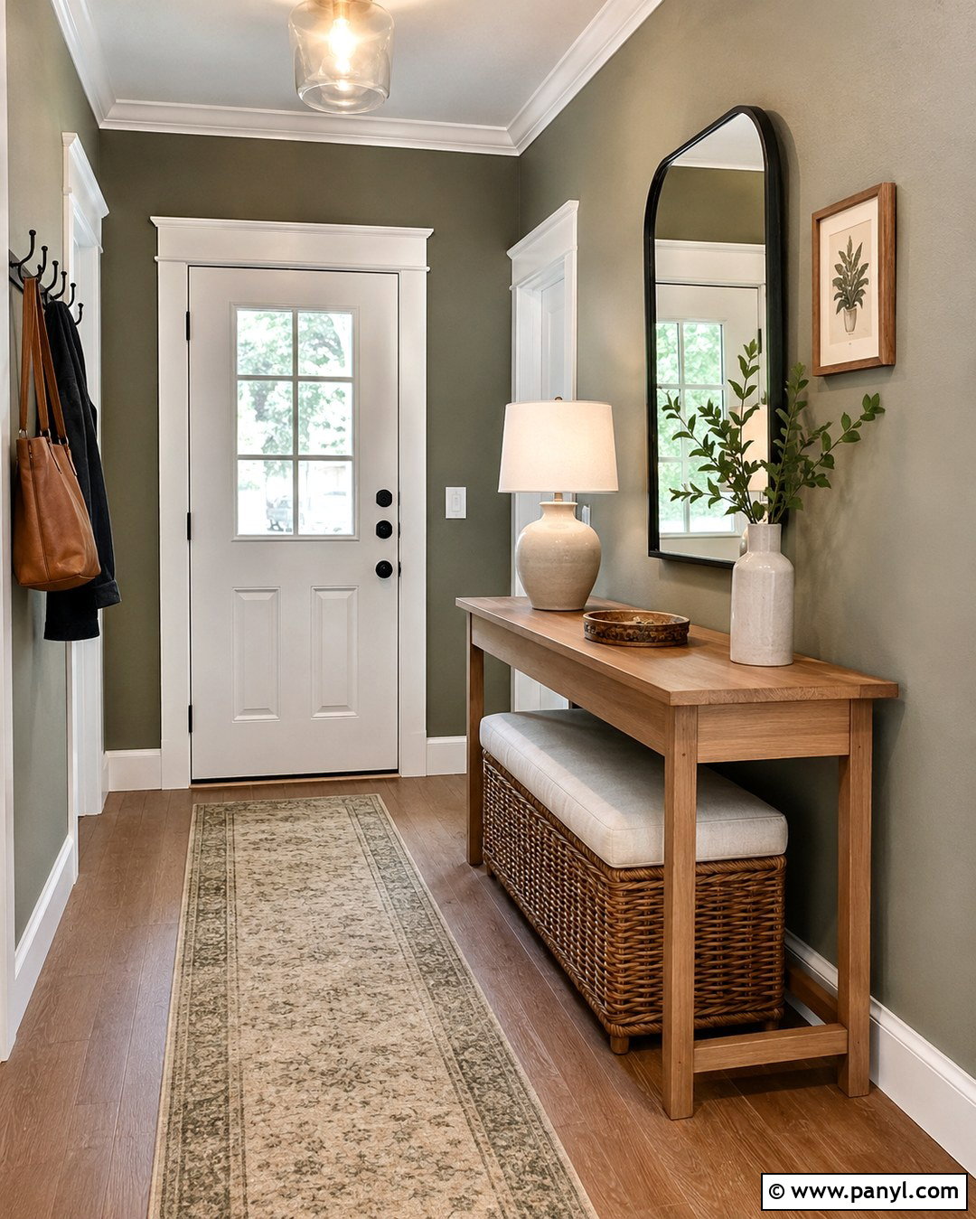 Light Olive Entryway Walls - 20 Light Olive Wall Ideas