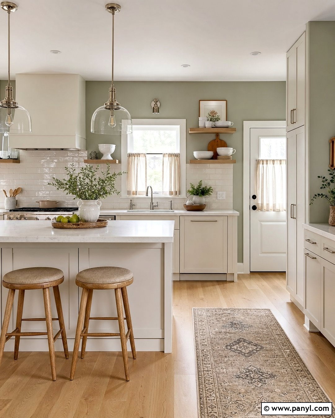 35 Olive Green Kitchen Walls for a Warm, Earthy Kitchen Refresh