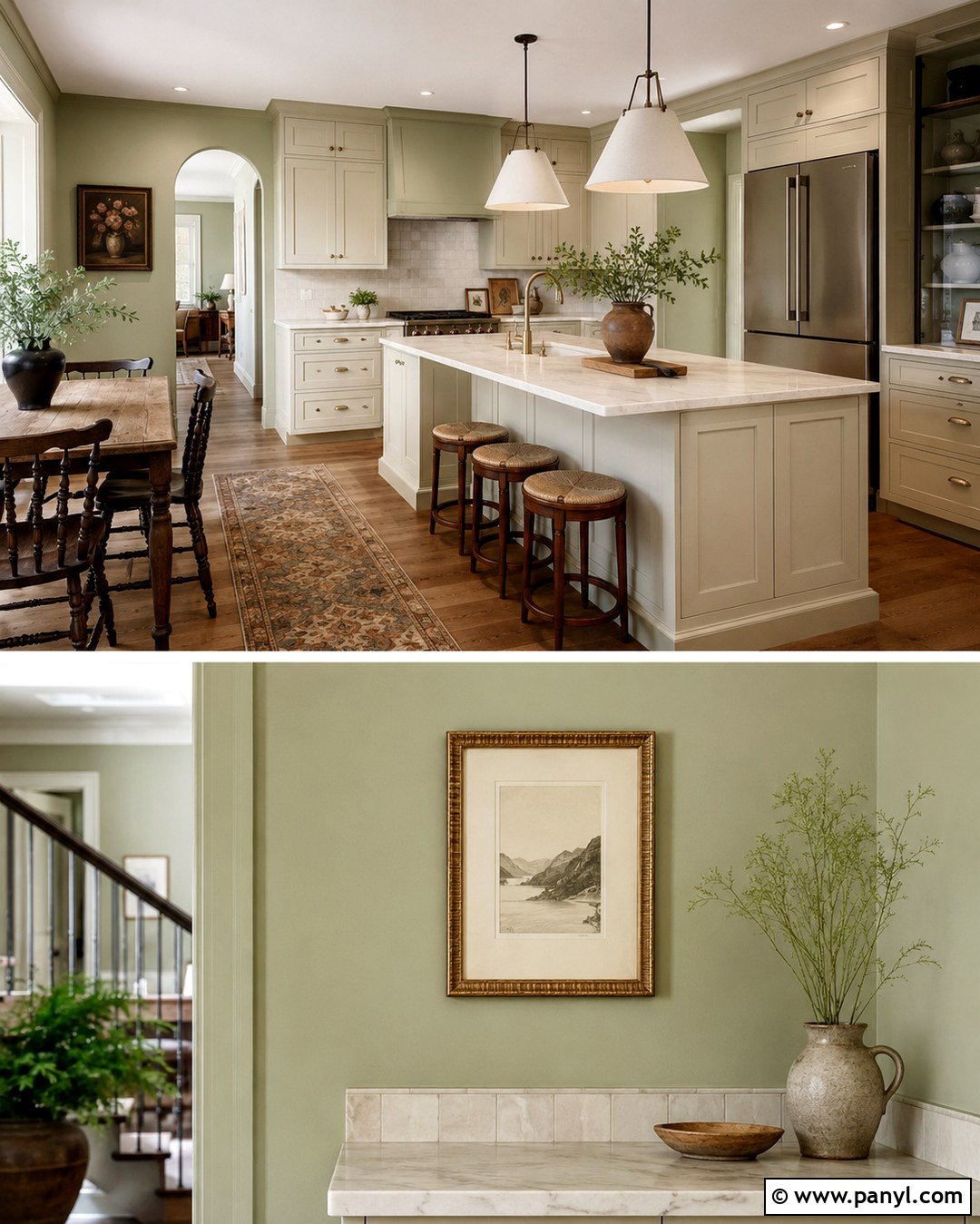 Light Olive Green Kitchen Walls With Cream Cabinets - 20 Light Olive Green Kitchen Walls