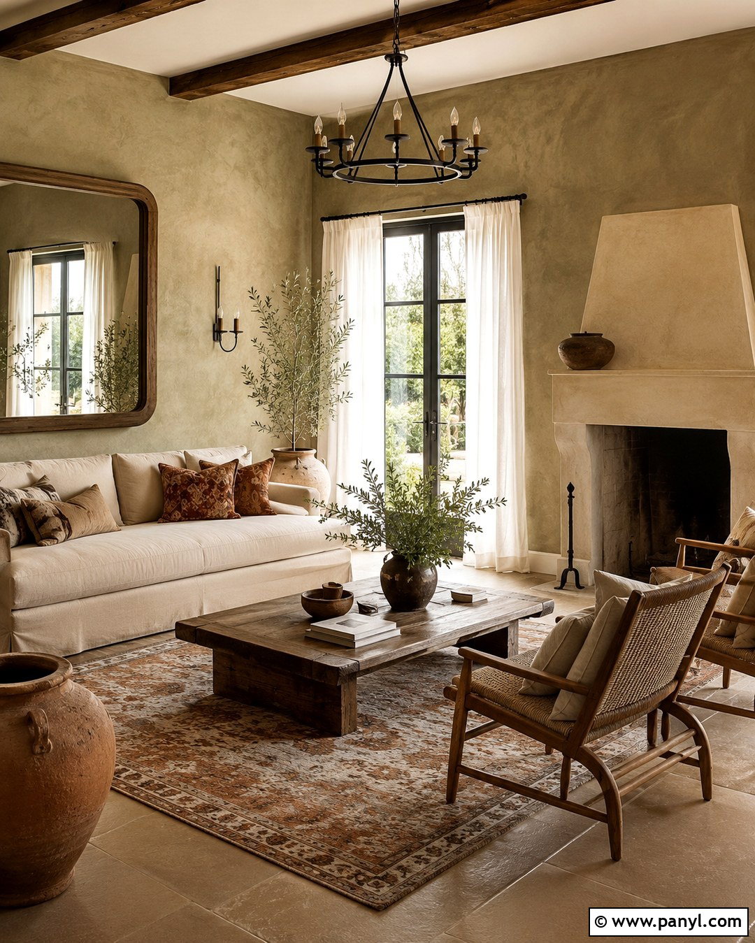 Light Olive Limewash Walls - 20 Light Olive Wall Ideas