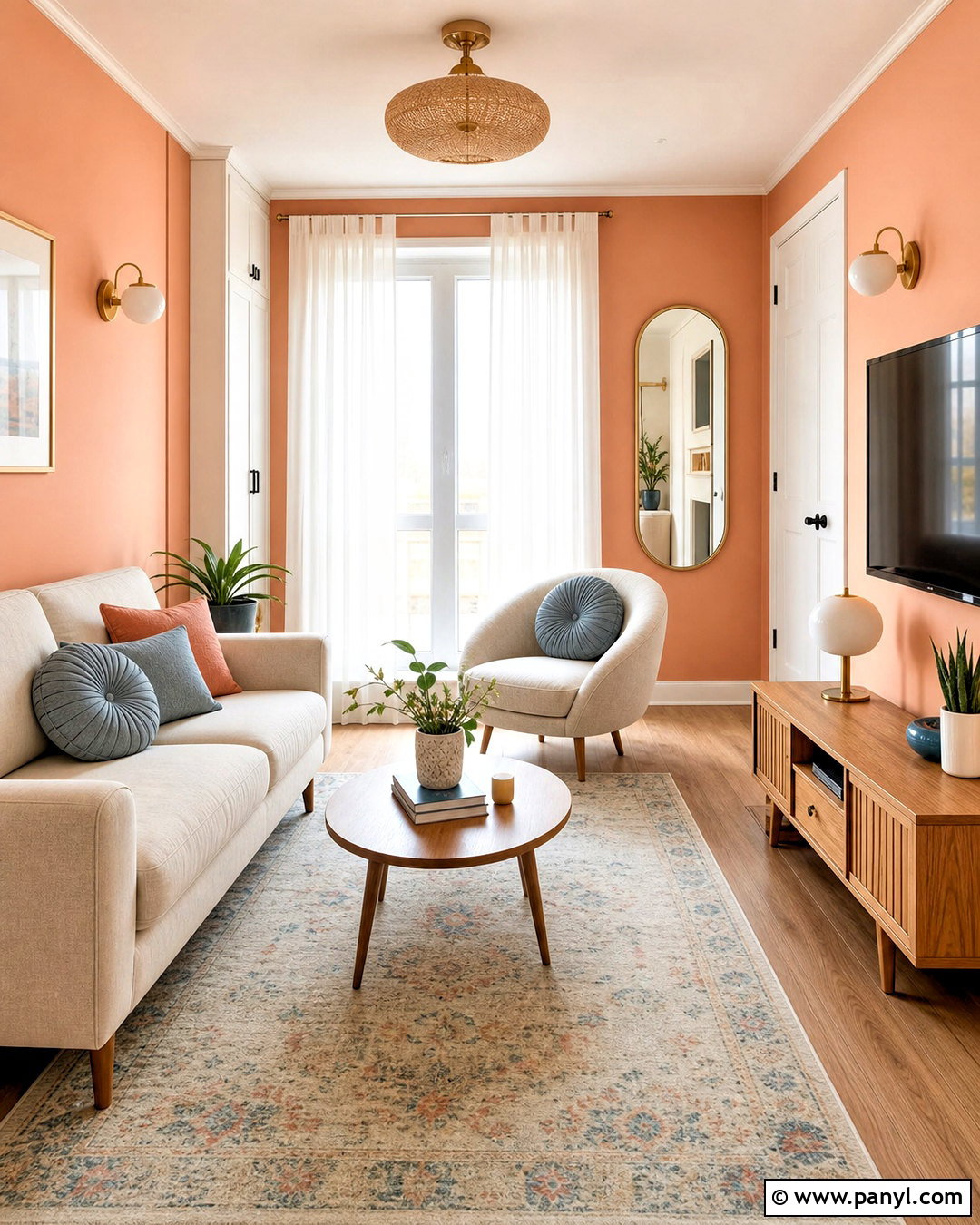 Light Orange Small Living Room - 20 light orange room ideas