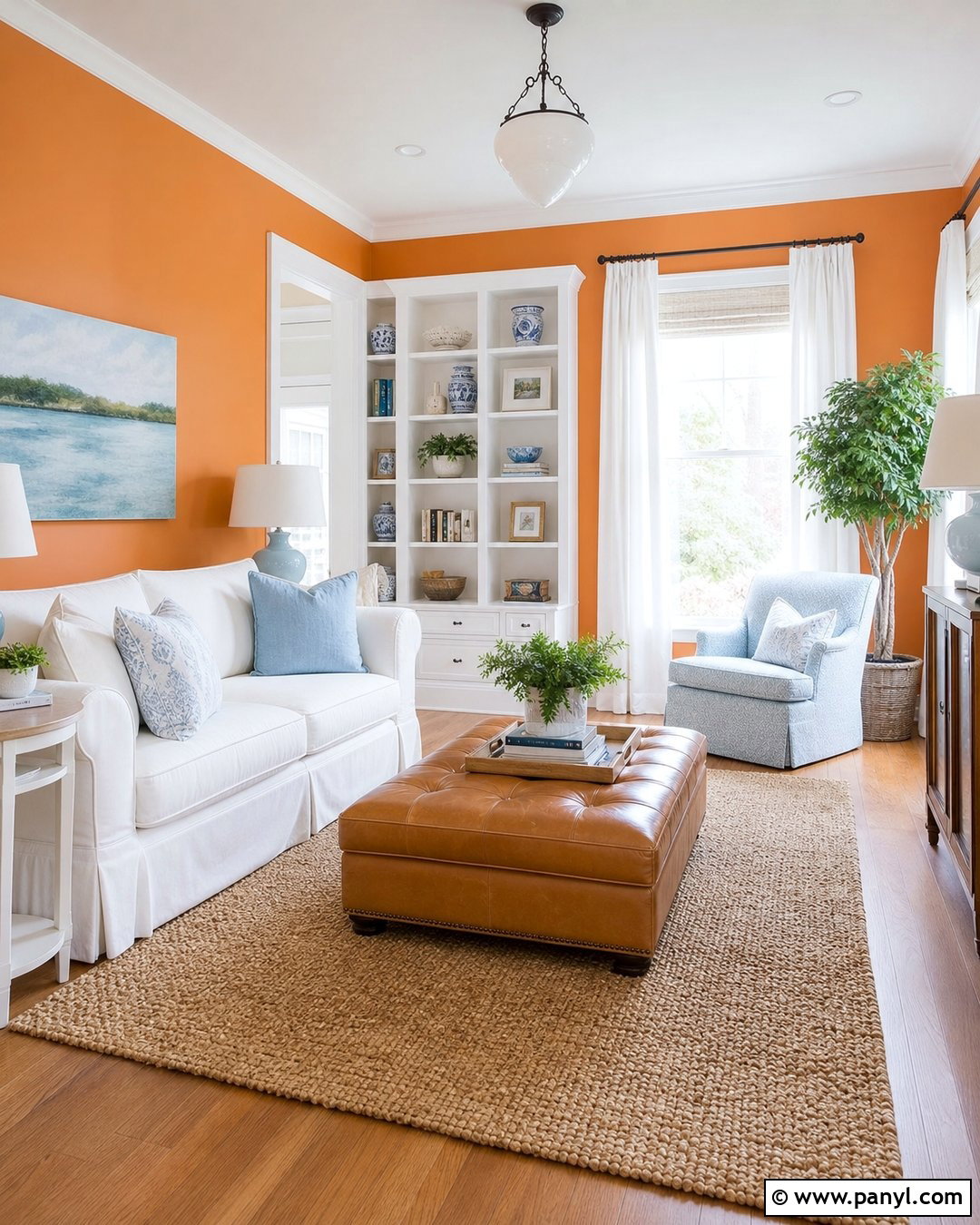 Light Orange Walls With White Trim - 35 Light Orange Walls