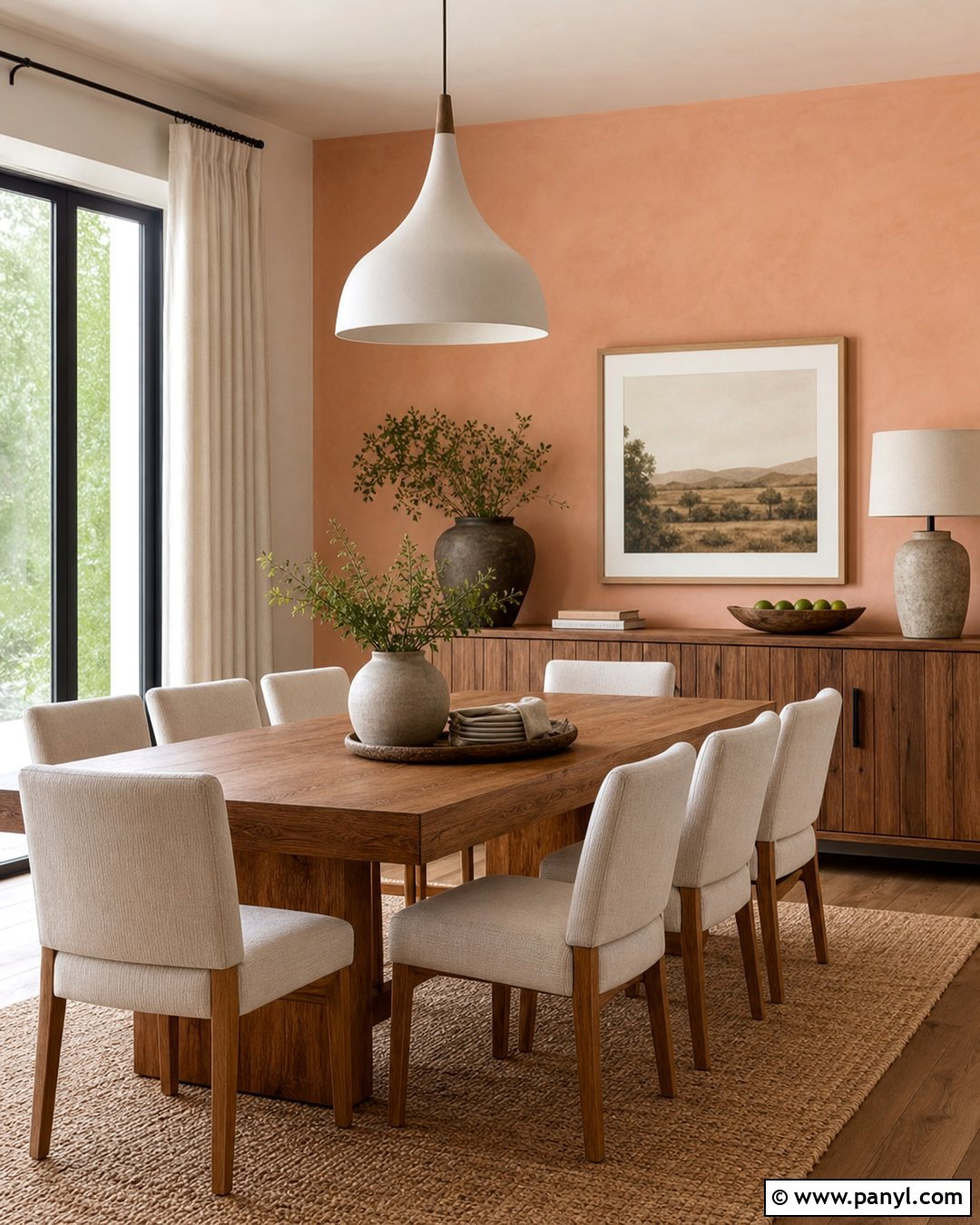 Light Peach Accent Wall - 25 Light Accent Wall Ideas