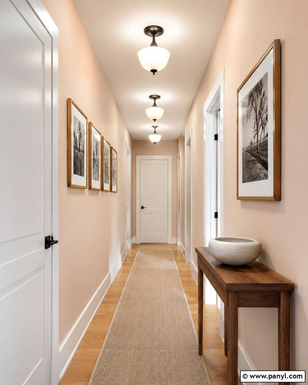 Light Peach Bedroom With White Bedding - 20 Light Peach Wall Paint Ideas