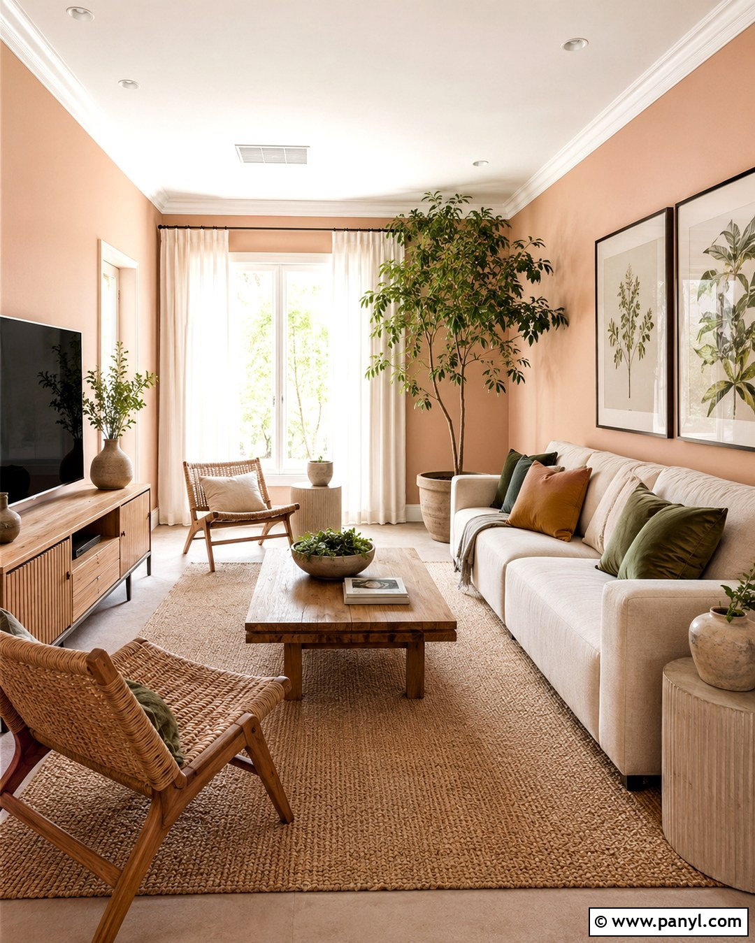 20 Light Peach Walls Living Room Ideas: Warm Looks for Cozy Homes