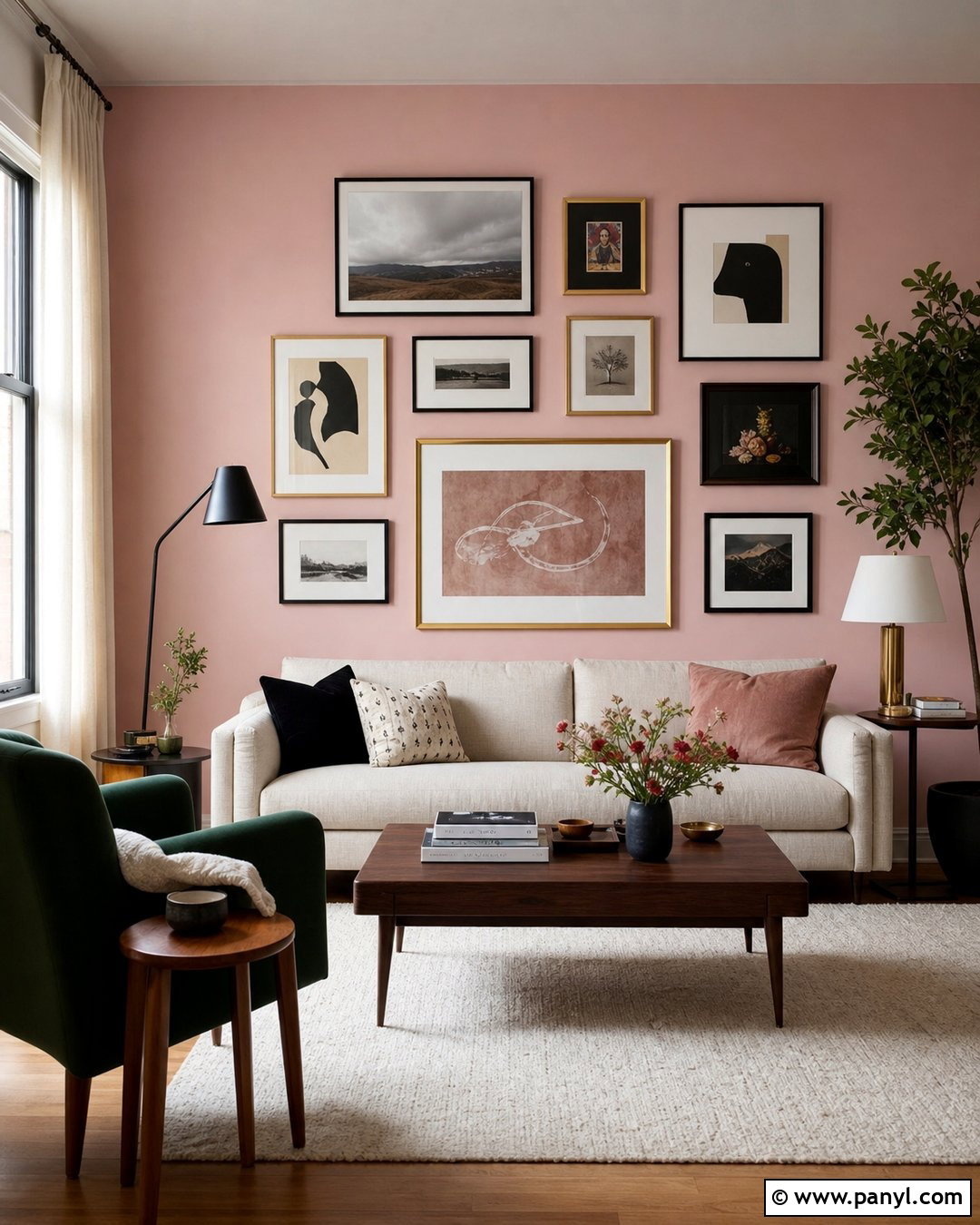 Light Pink Accent Wall Gallery - 30 Light Pink Accent Wall Ideas