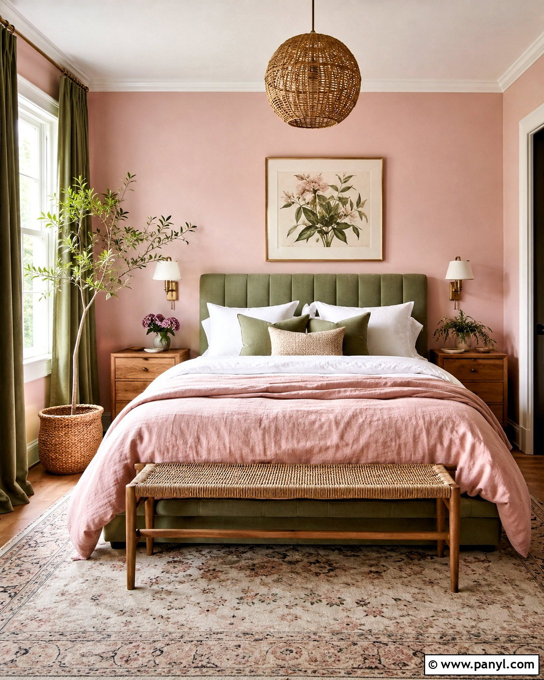 Light Pink And Sage Green Bedroom - 20 light pink room ideas