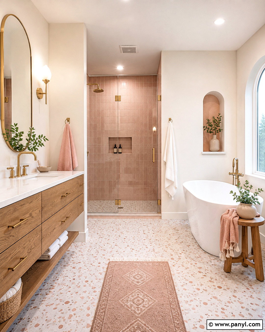 Light Pink Bathroom - 20 light pink room ideas