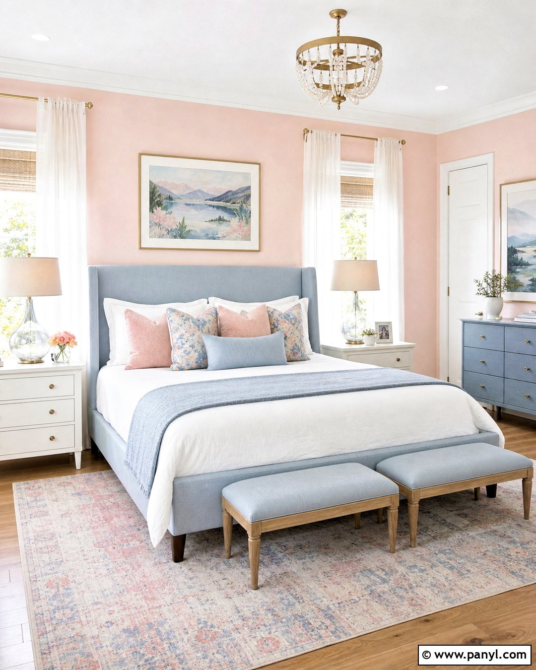 Light Pink Bedroom Walls With Powder Blue - 20 light pink bedroom walls