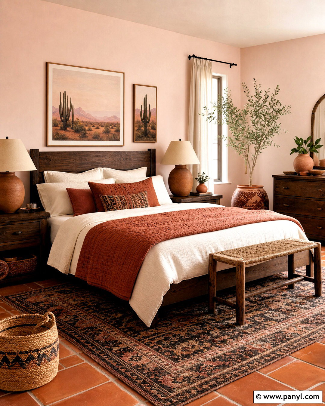 Light Pink Bedroom Walls With Terracotta - 20 light pink bedroom walls