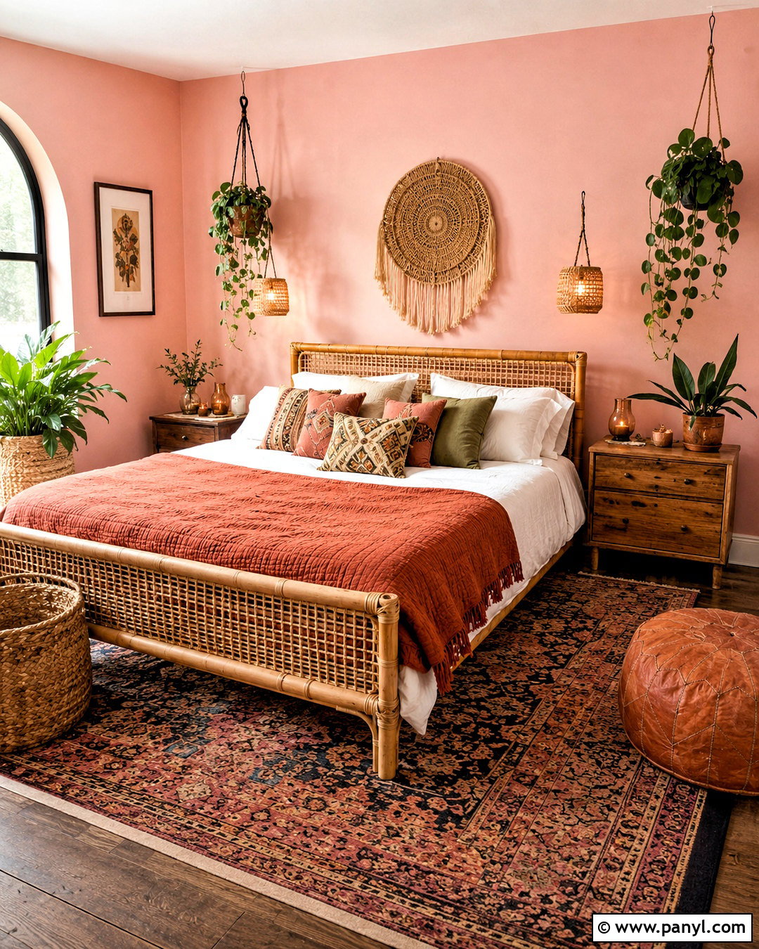 Light Pink Boho Bedroom - 20 light pink room ideas