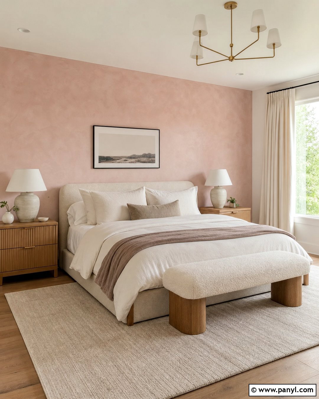Light Pink Limewash Bedroom - 25 Light Pink Limewash Walls