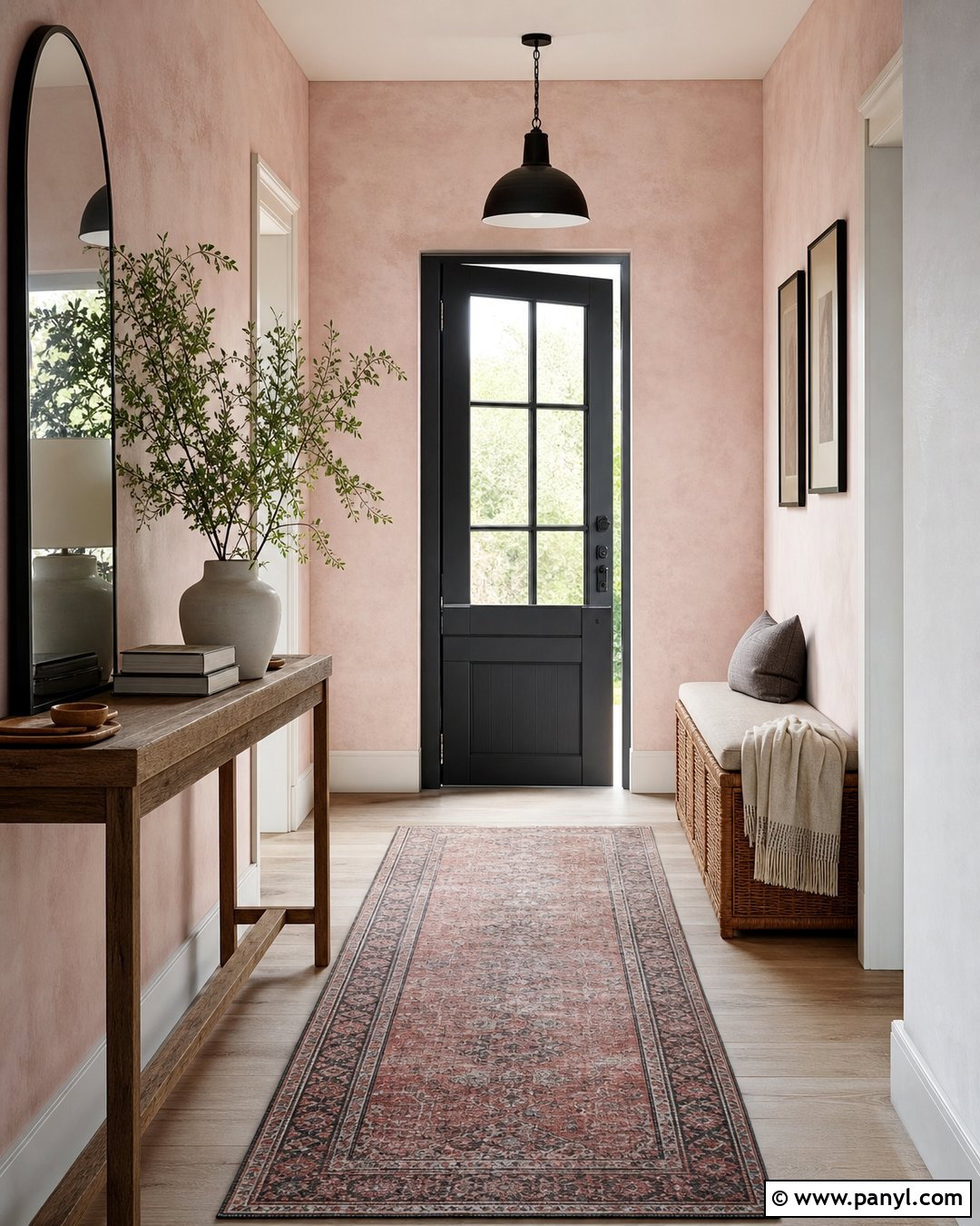 Light Pink Limewash Entryway - 25 Light Pink Limewash Walls
