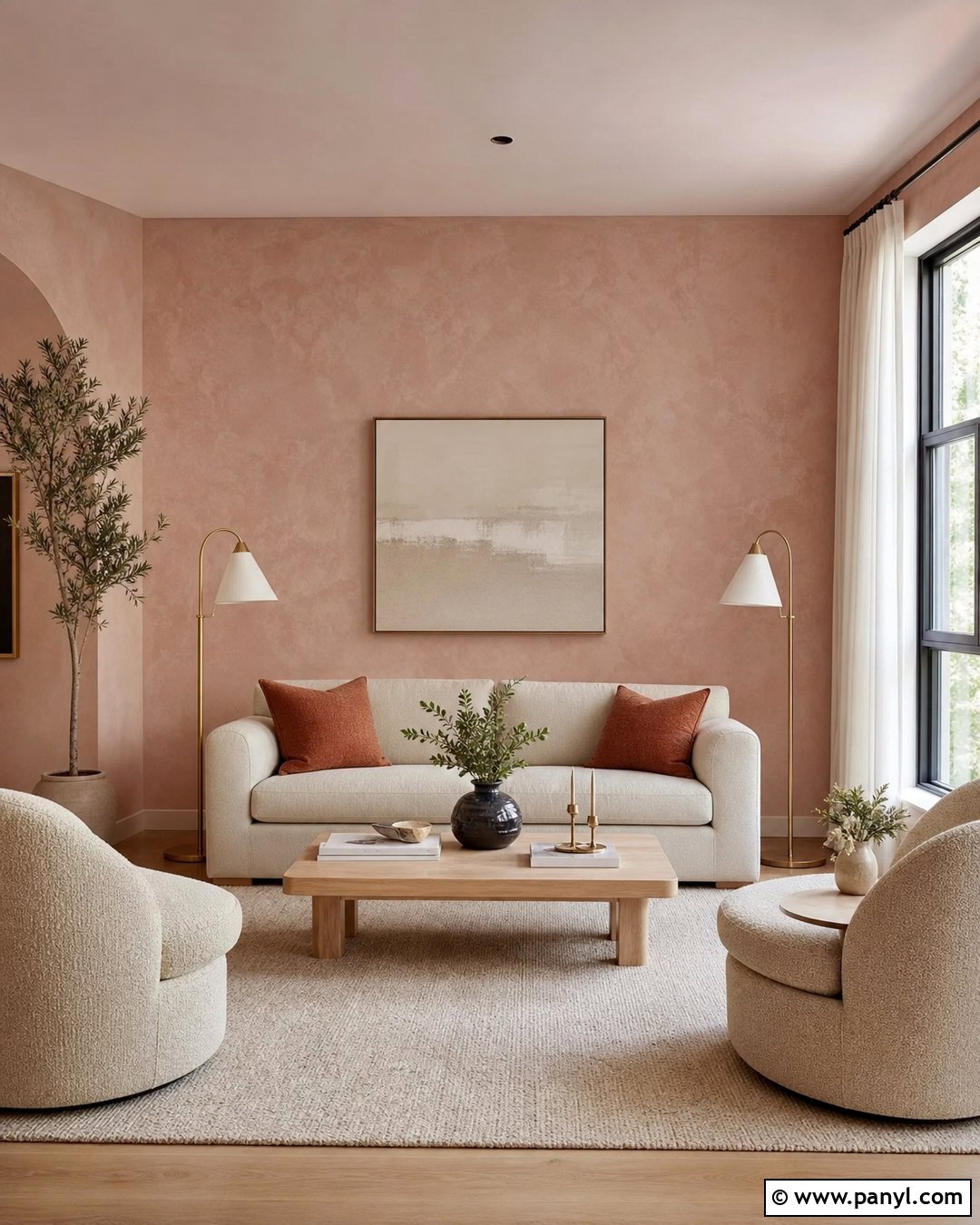 Light Pink Limewash Living Room - 25 Light Pink Limewash Walls
