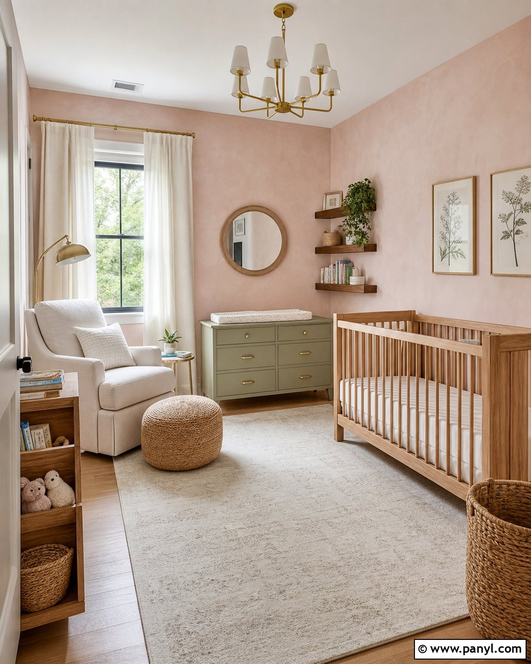Light Pink Limewash Nursery - 25 Light Pink Limewash Walls