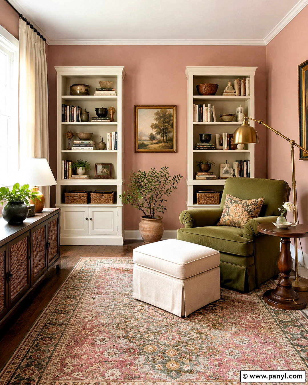 Light Pink Reading Room - 20 light pink room ideas