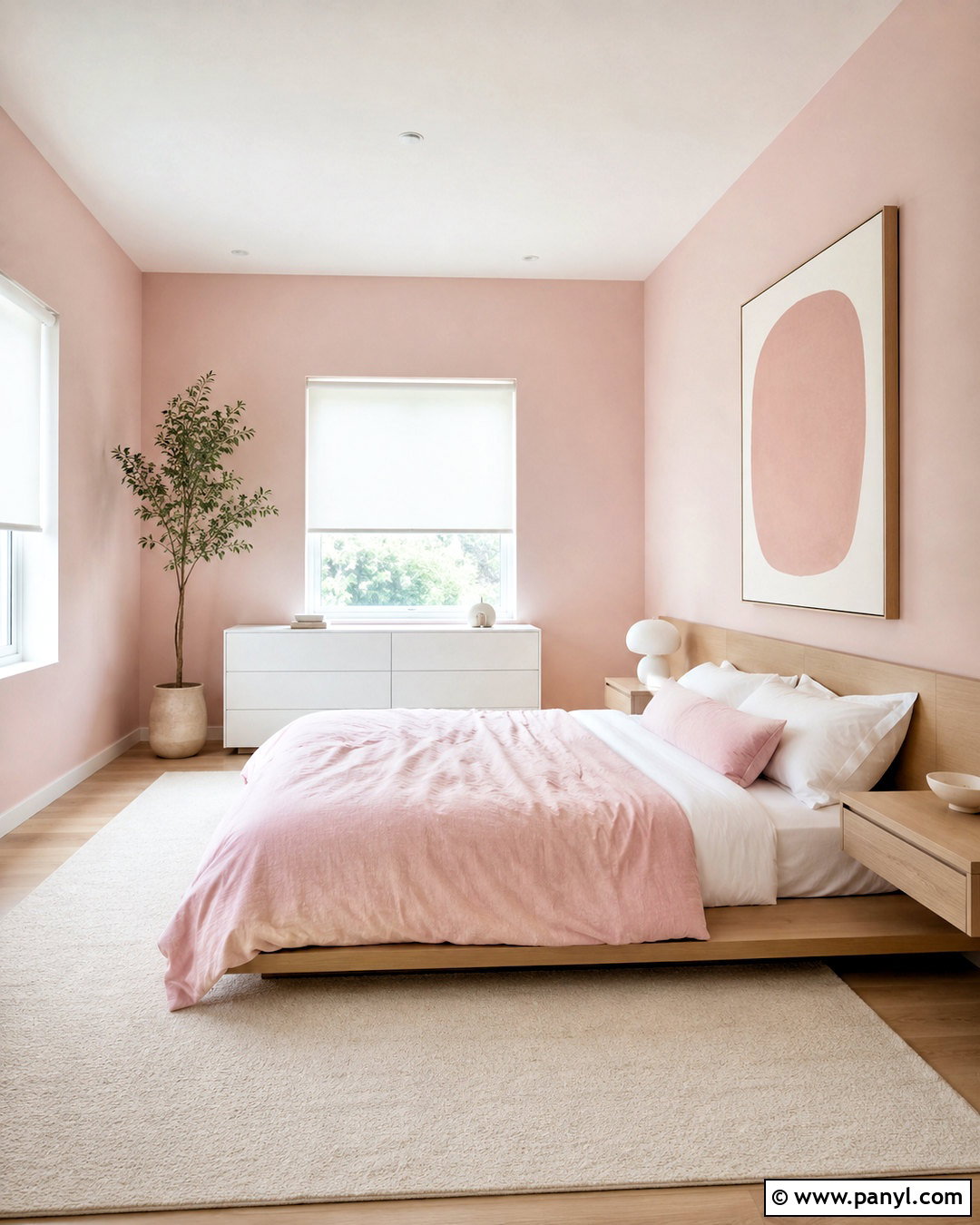 Light Pink Room With Minimal Decor - 20 light pink room aesthetic ideas