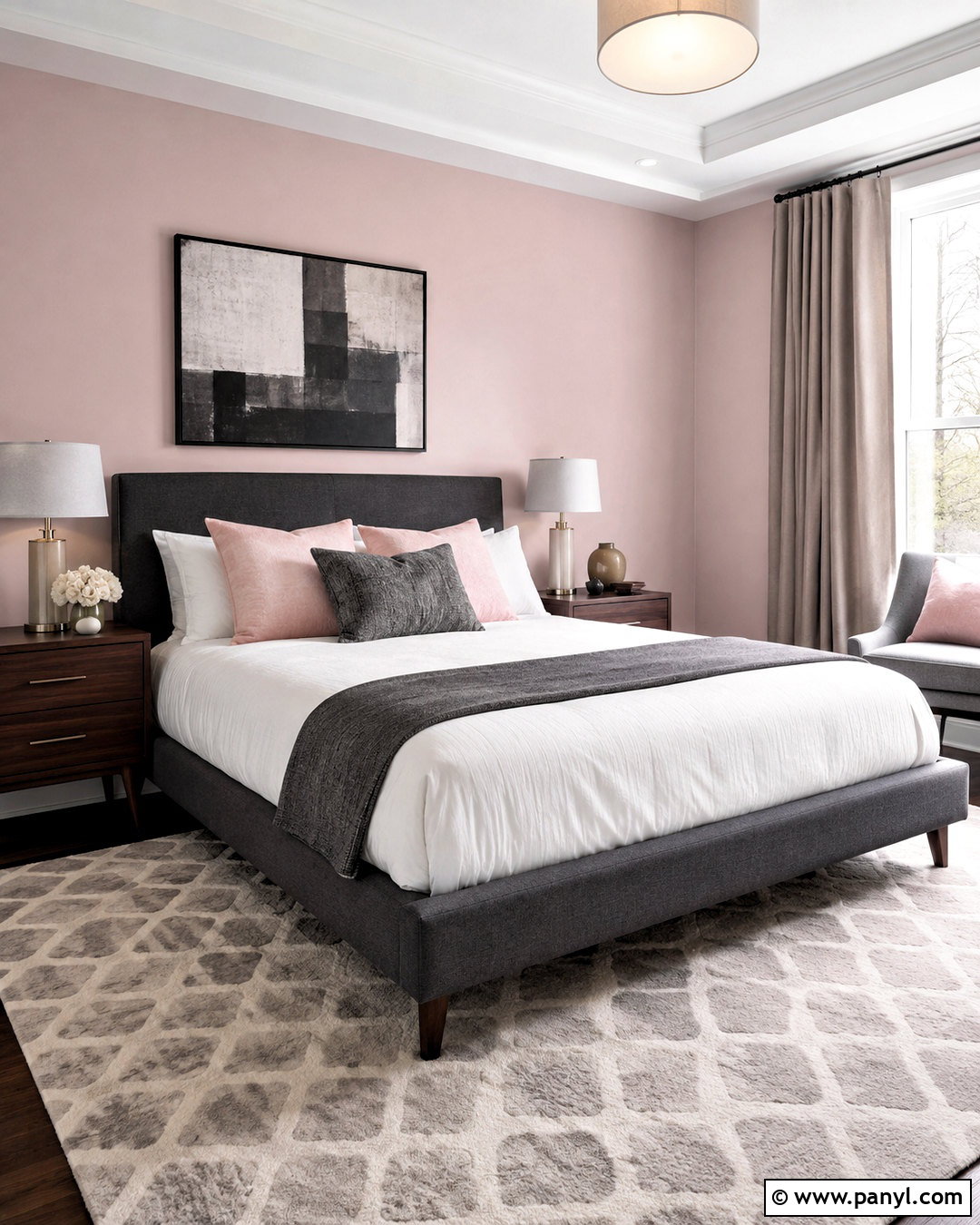 Light Pink Room With Warm Gray - 20 light pink room aesthetic ideas