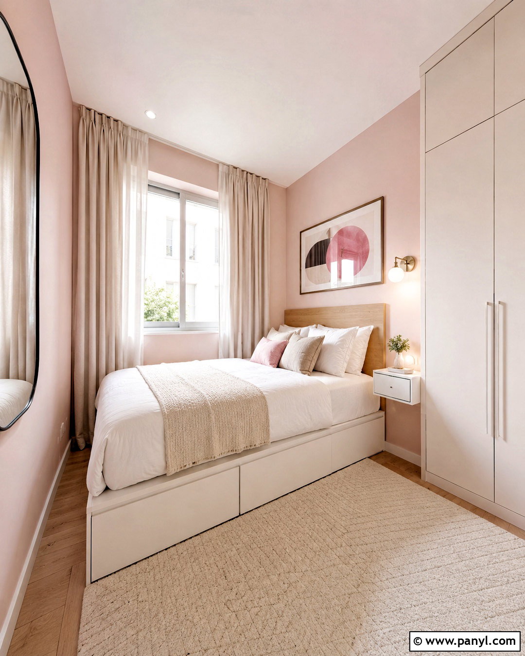 Light Pink Small Bedroom - 20 light pink room ideas
