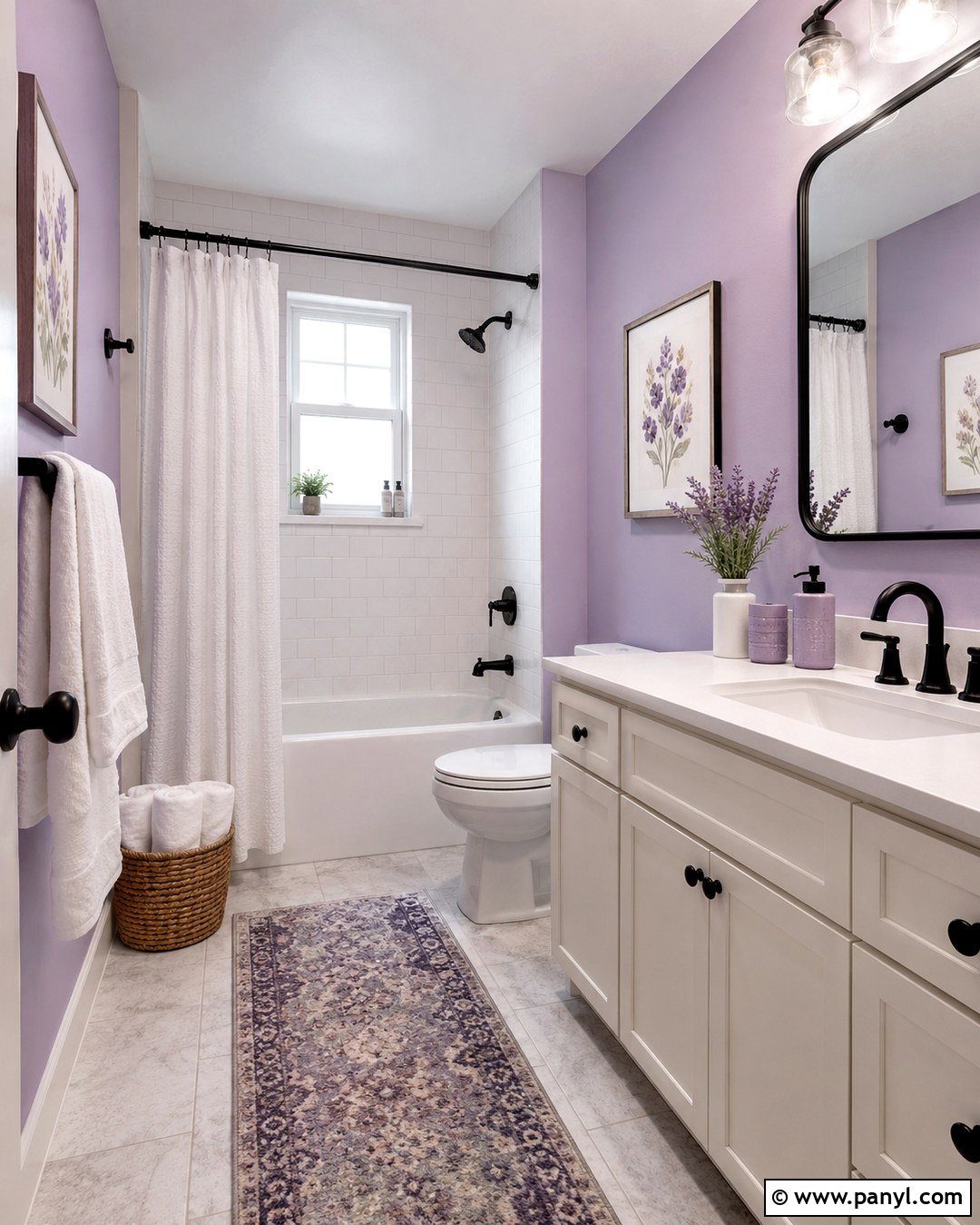 Light Purple Bathroom Walls On A Budget - 20 Light Purple Bathroom Walls