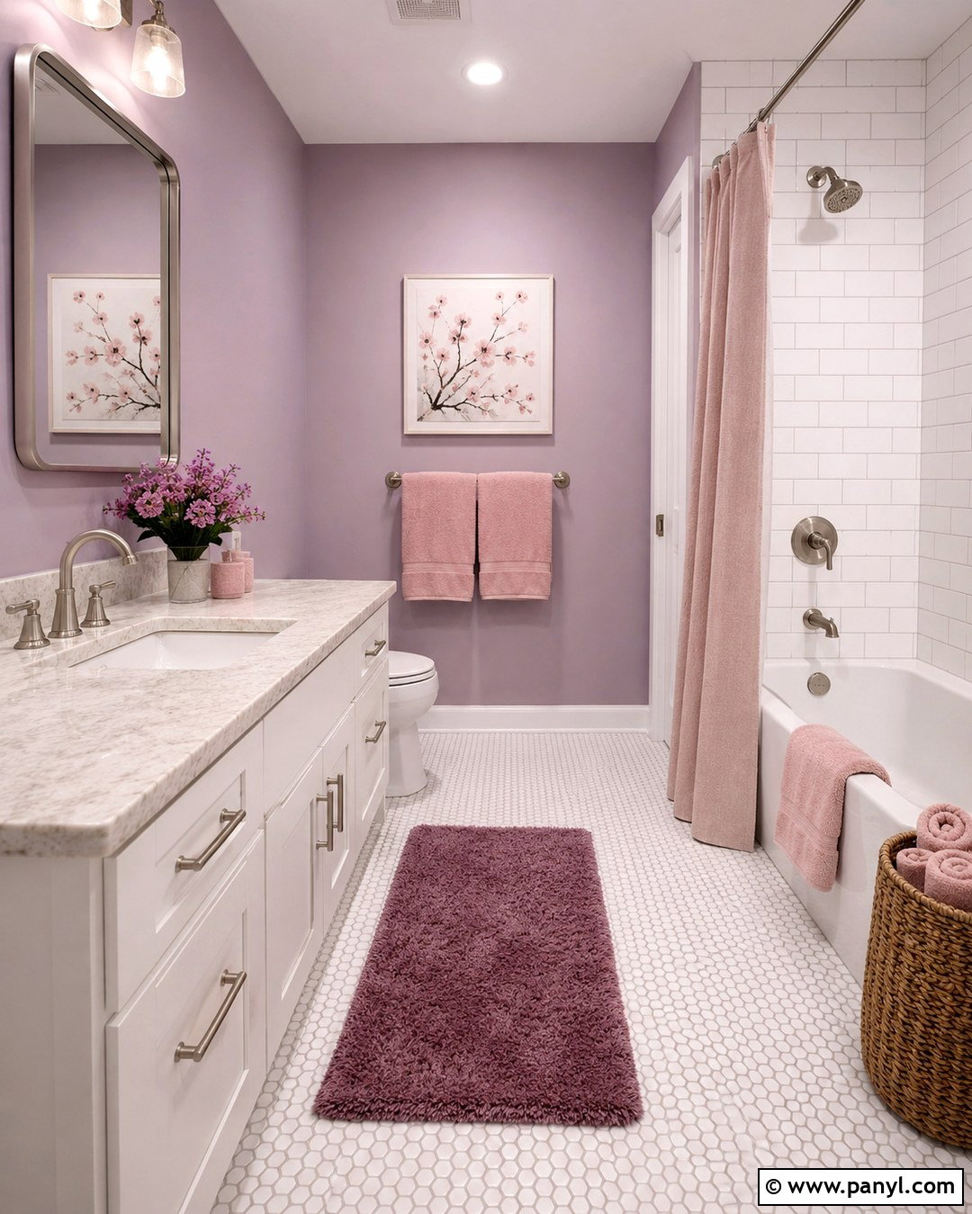 20 Light Purple Bathroom Walls: Spa-Like Ideas for Serene Retreats