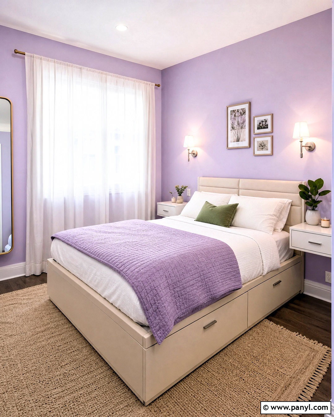 Light Purple Bedroom Walls In A Small Bedroom - 20 light purple bedroom walls