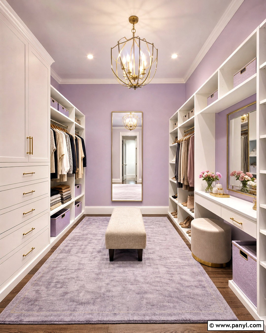 Light Purple Dressing Room - 20 light purple room ideas