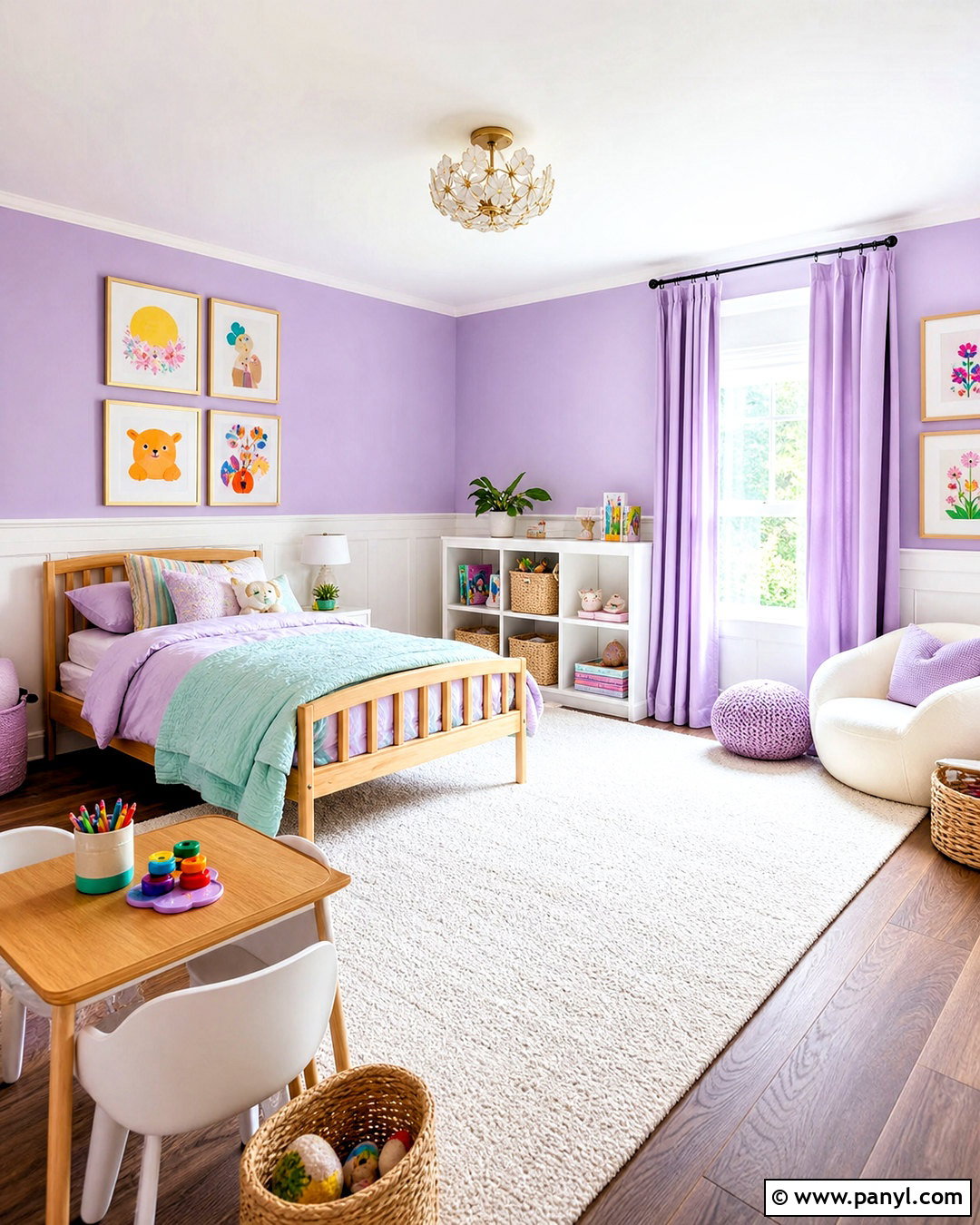 Light Purple Kids Room - 20 light purple room ideas
