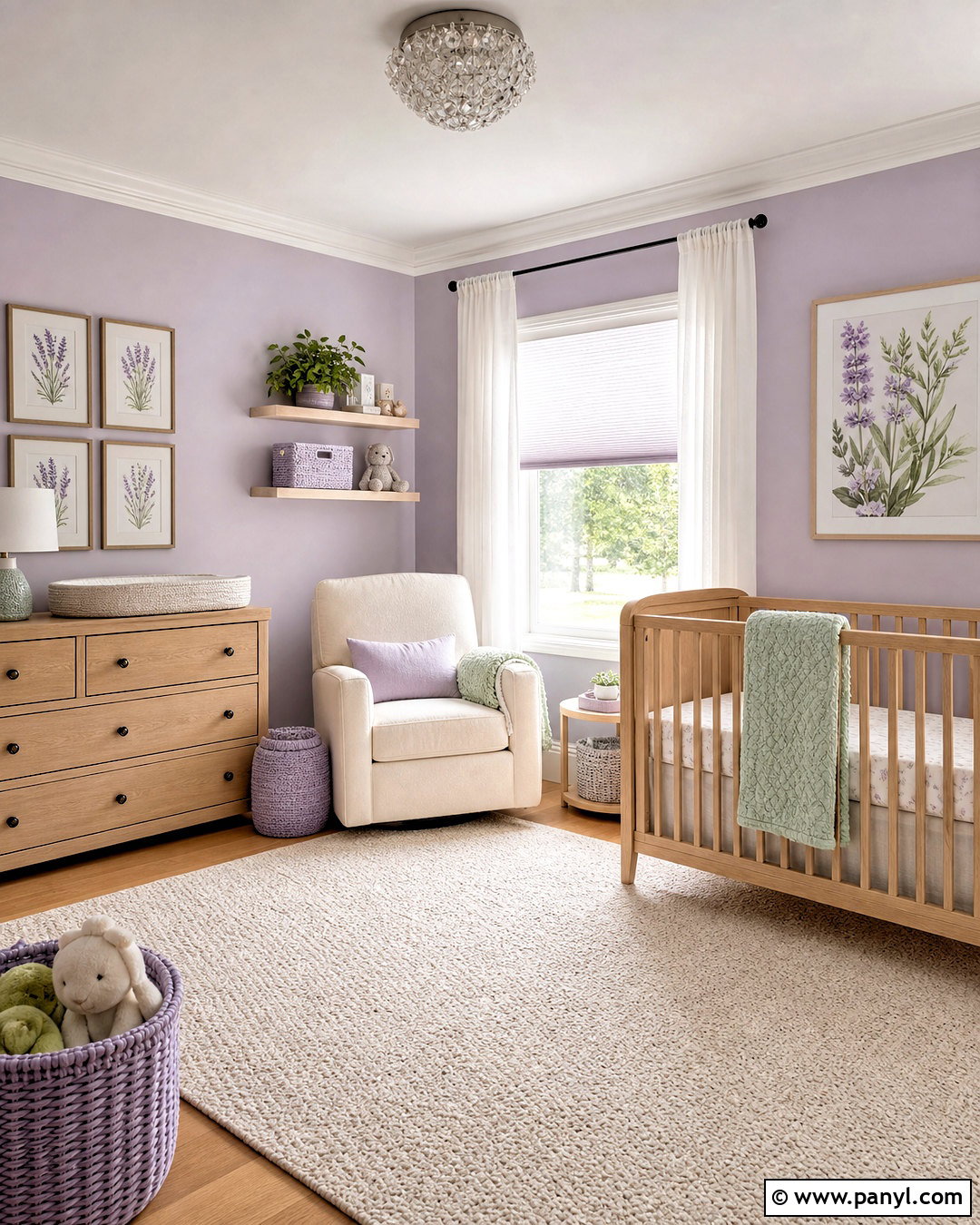 Light Purple Nursery - 20 light purple room ideas