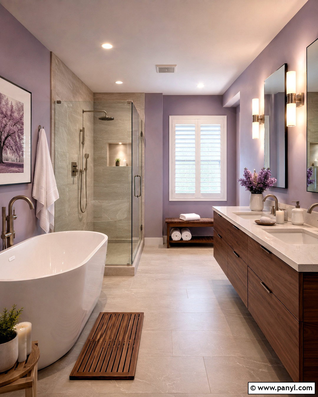 Light Purple Spa Bathroom - 20 light purple bathroom ideas
