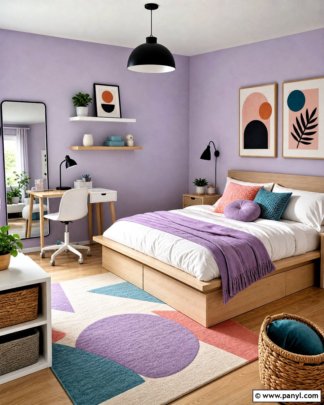 Light Purple Teen Bedroom - 20 light purple room ideas