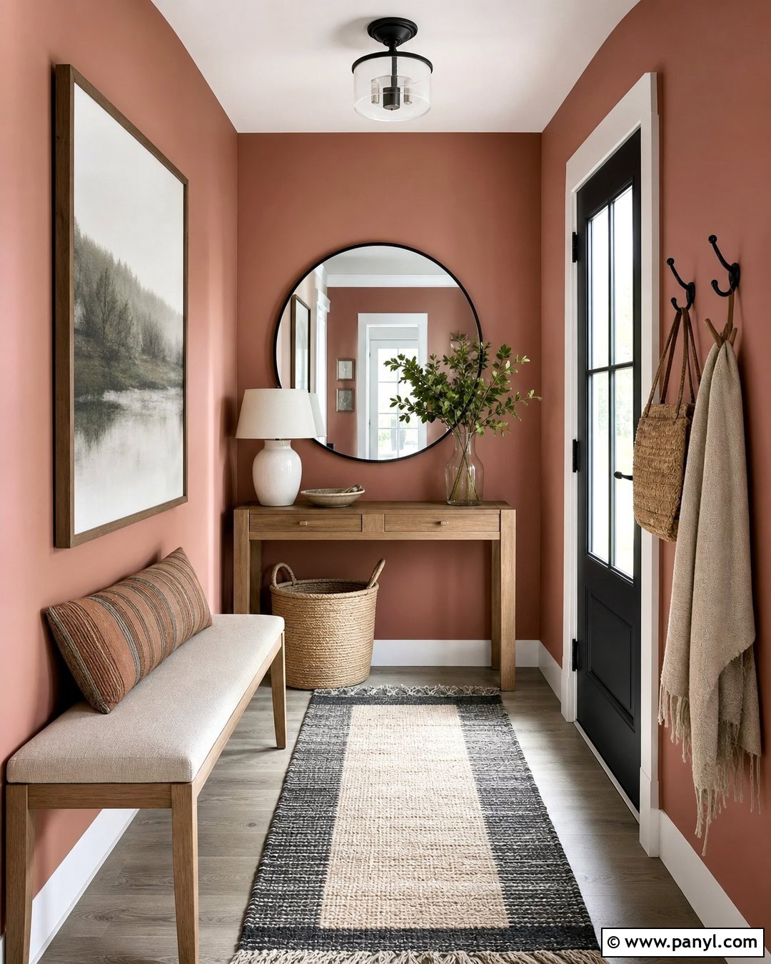 Light Red Entryway Walls - 25 Light Red Walls