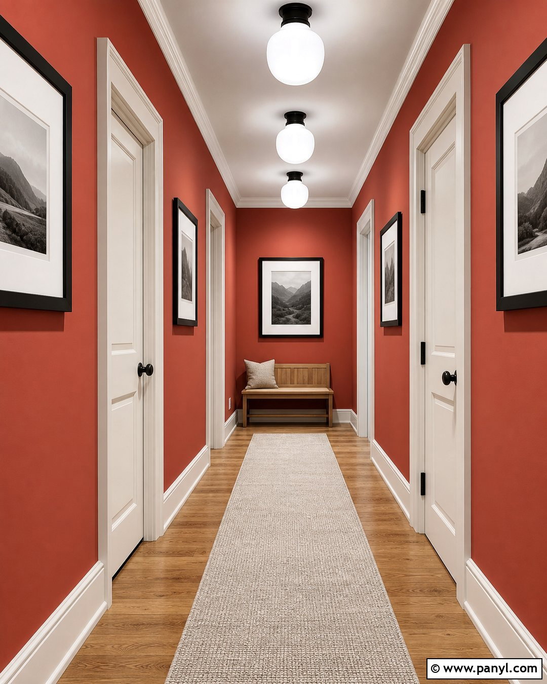 Light Red Hallway Walls - 25 Light Red Walls