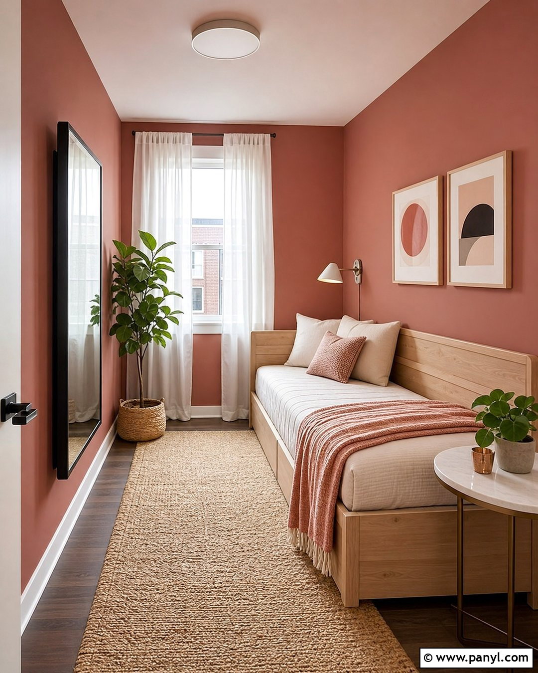 Light Red Walls In A Small Room - 25 Light Red Walls