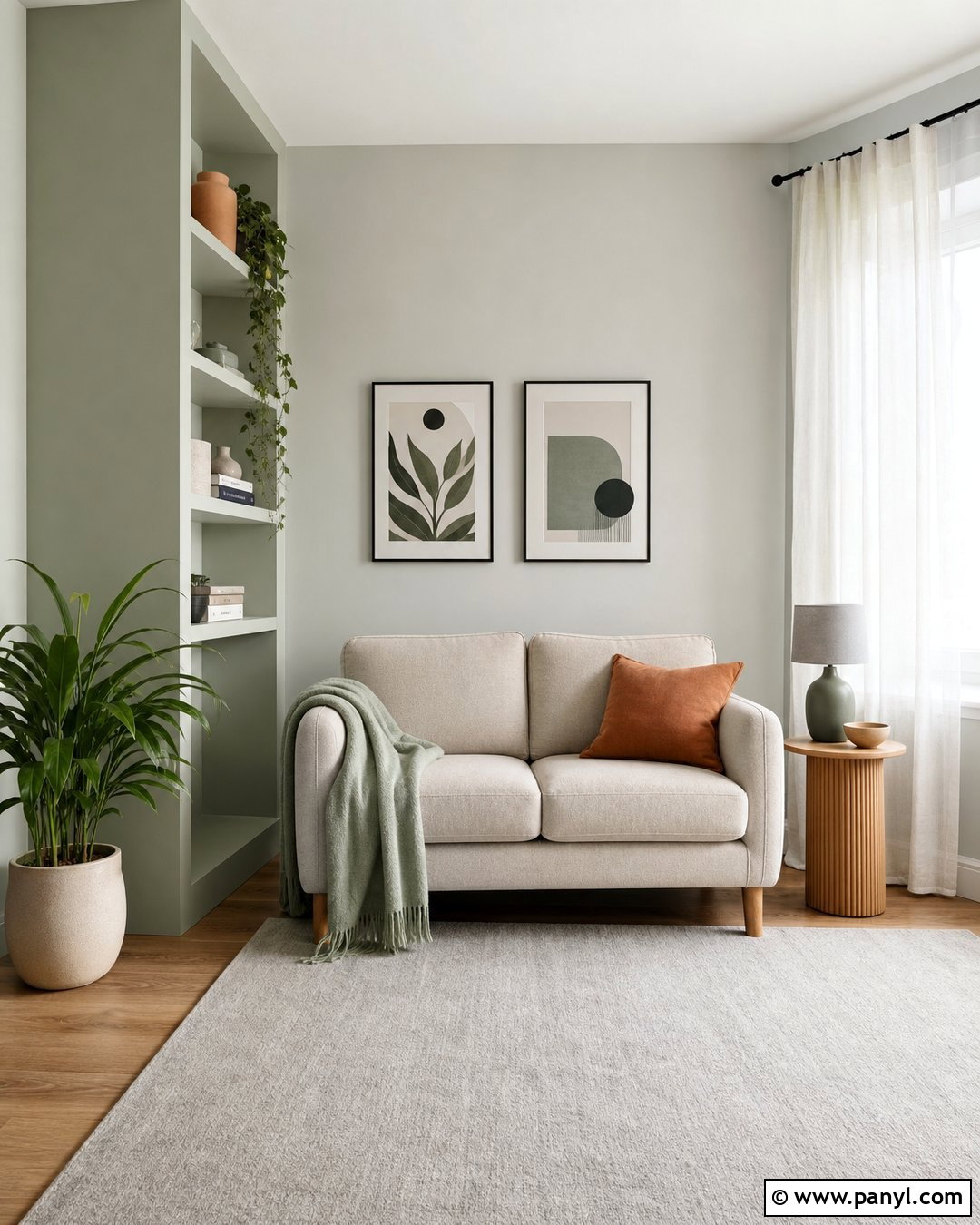 Light Sage And Pale Grey Walls - 20 Sage And Grey Walls