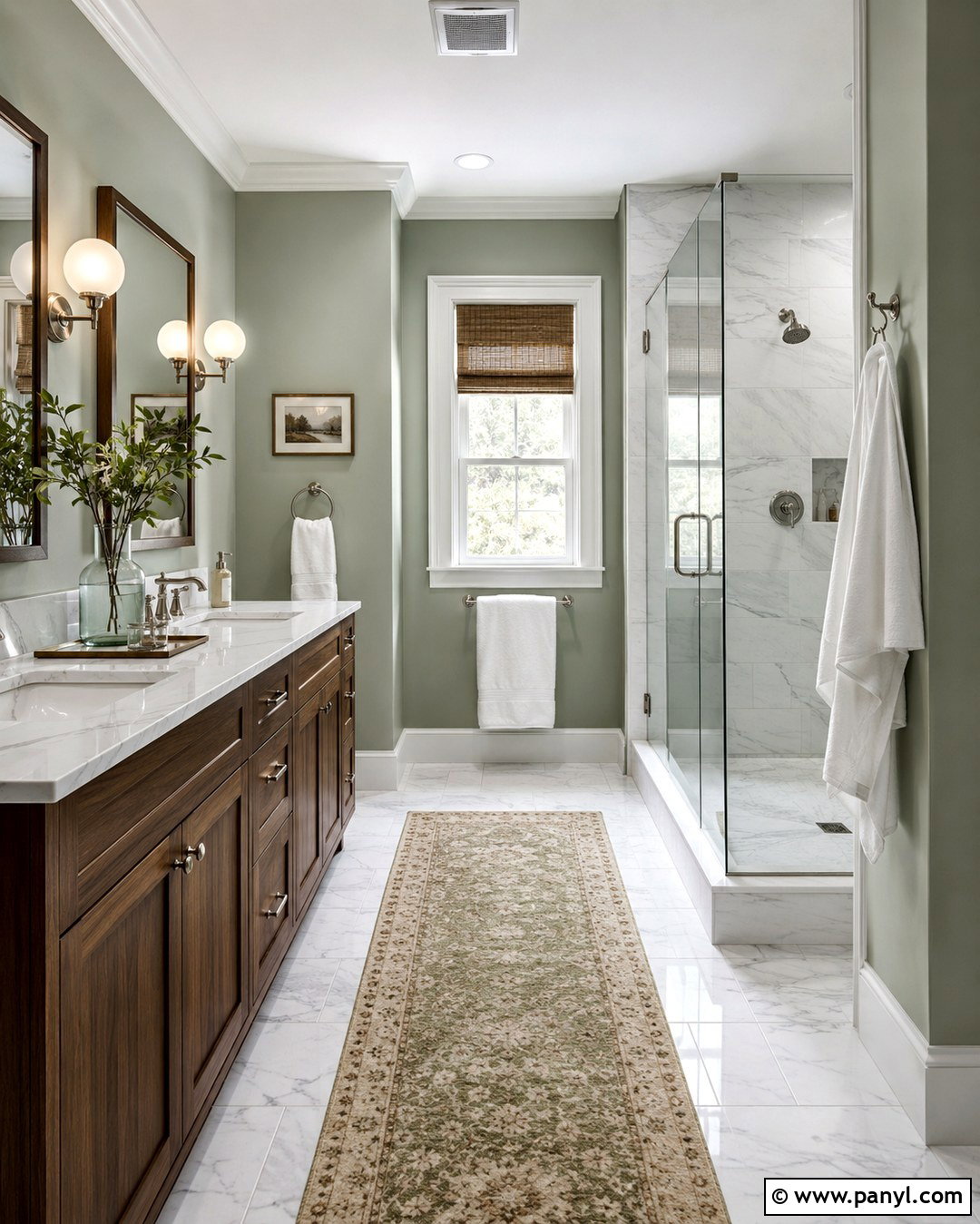 20 Light Sage Bathroom Walls for a Calm, Spa-Like Retreat