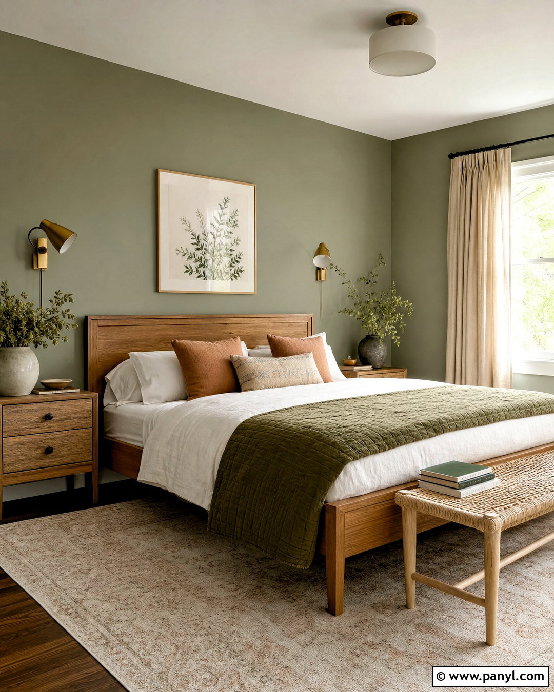 Light Sage Green Bedroom - 20 light room color ideas