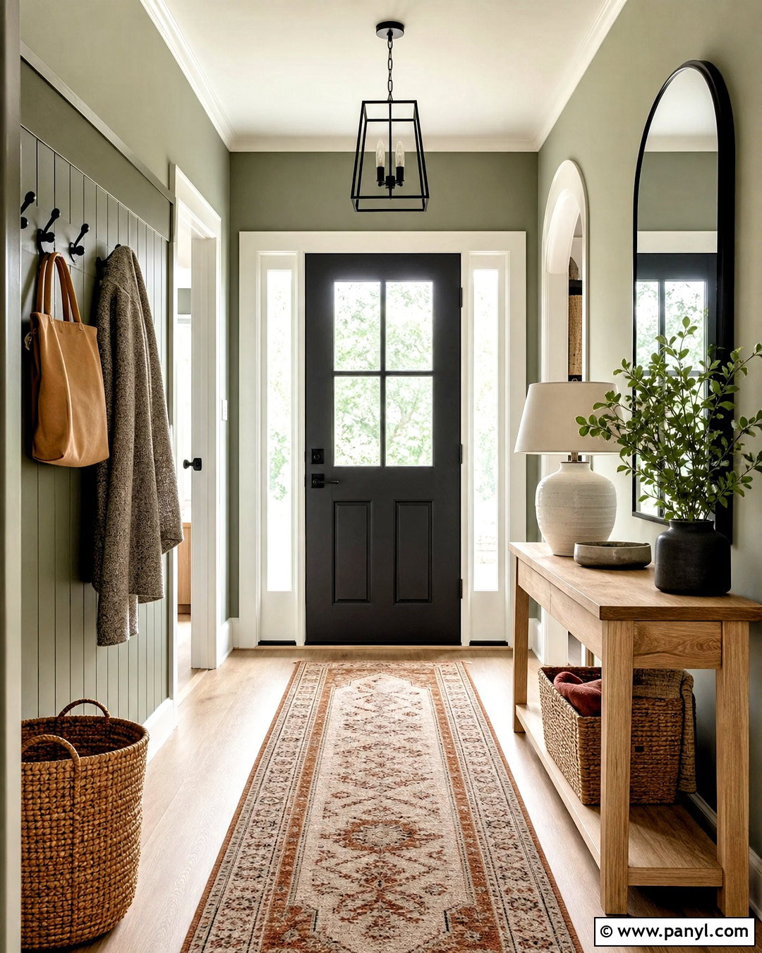 Light Sage Green Entryway - 20 light sage green paint ideas