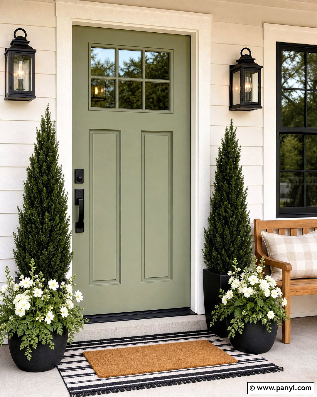 Light Sage Green Front Door - 20 light sage green paint ideas