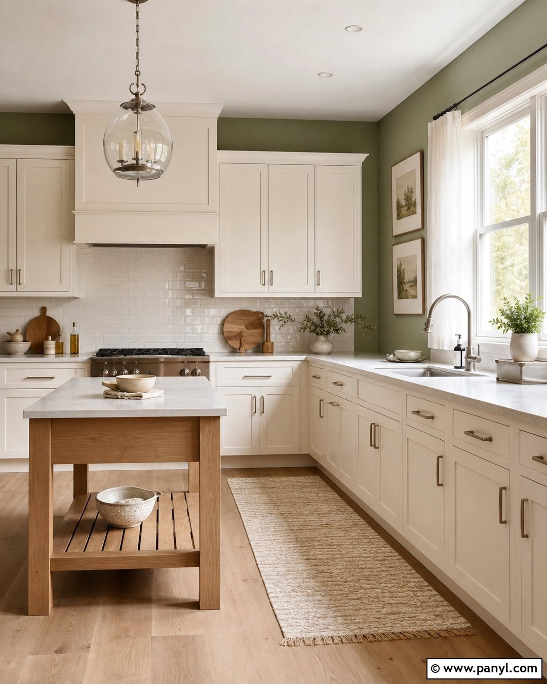 Light Sage Green Kitchen Walls - 45 sage green kitchen walls