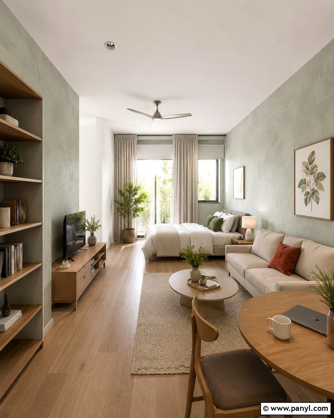 Light Sage Green Limewash Studio - 20 Limewash Walls Sage Green Ideas