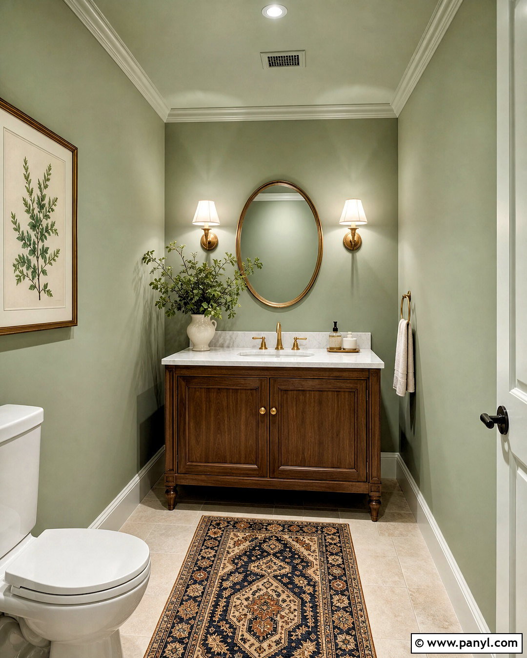 Light Sage Green Powder Room - 20 light sage green paint ideas