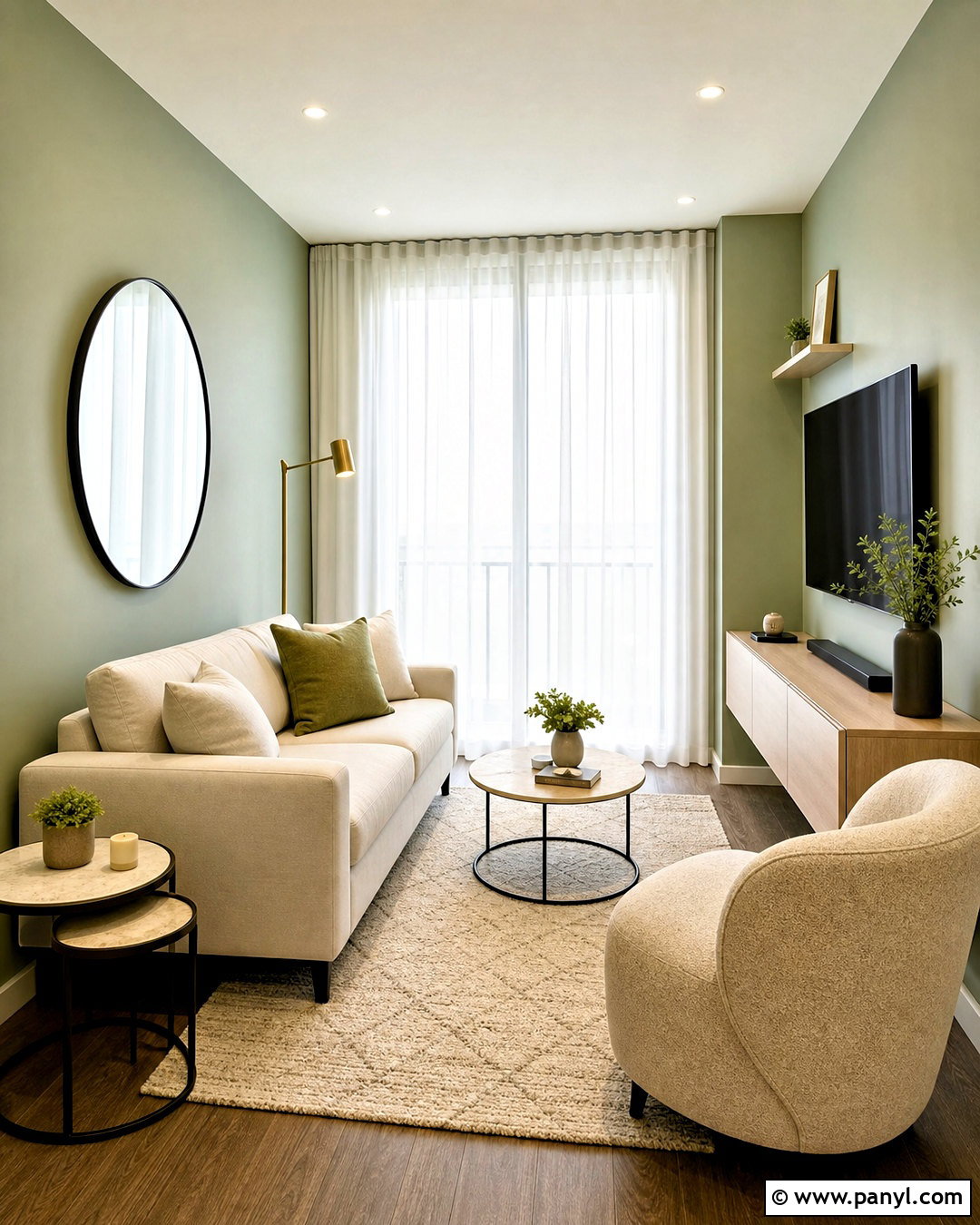 Light Sage Green Small Living Room - 20 sage green walls living room ideas