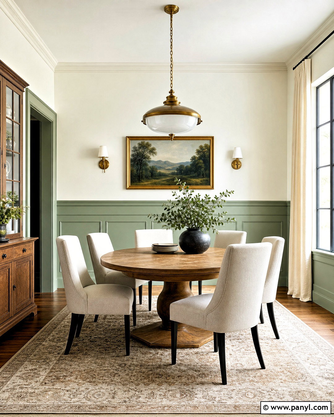 Light Sage Green Wainscoting - 20 light sage green paint ideas