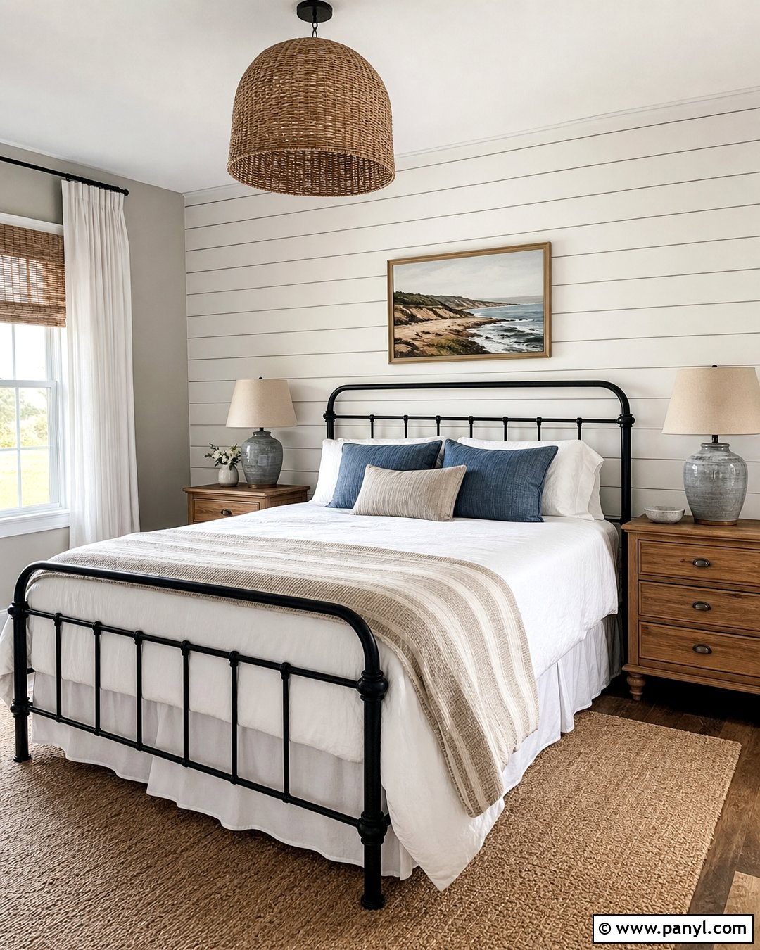 Light Shiplap Accent Wall - 25 Light Accent Wall Ideas
