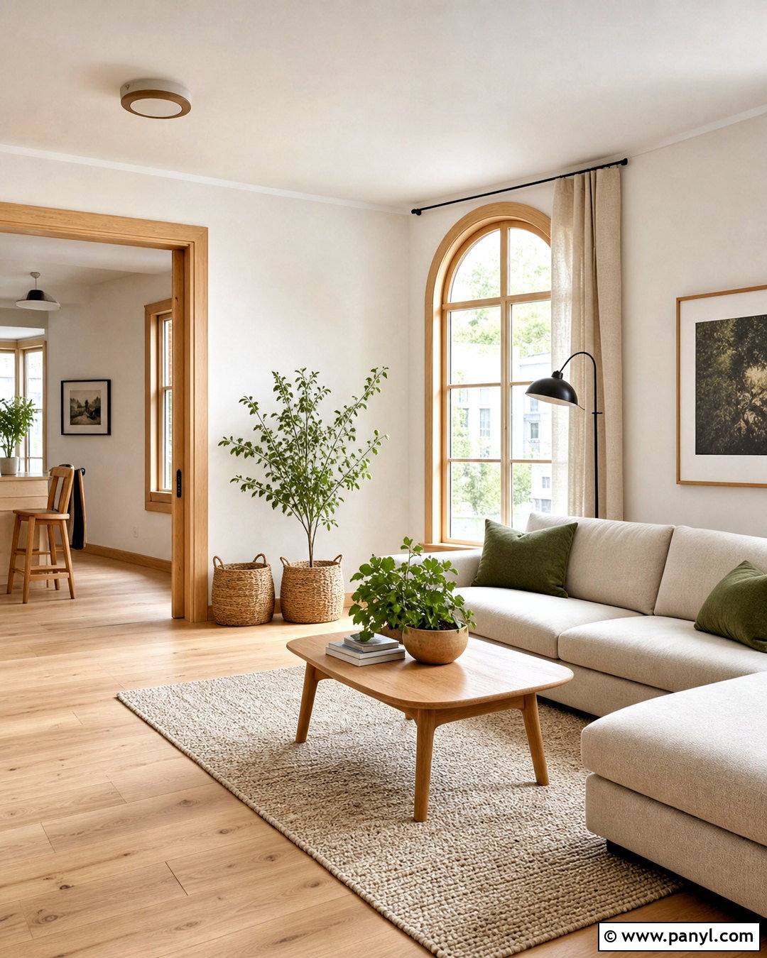Light Stained Trim Scandinavian Interior - 20 stained trim interior ideas