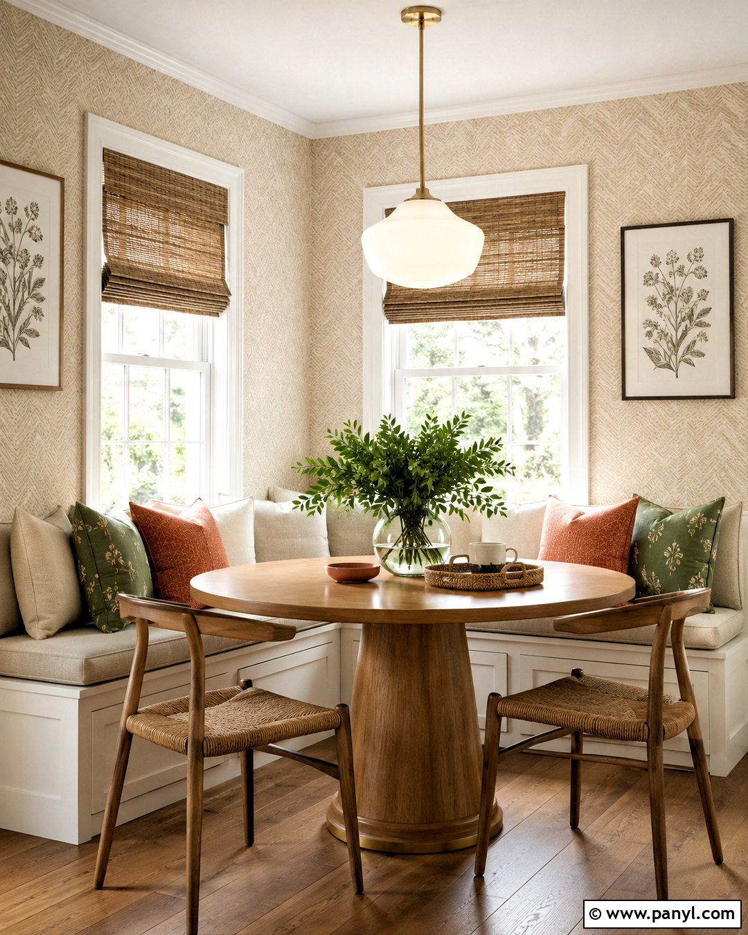 Light Tan Herringbone Wallpaper Breakfast Nook - 20 light tan wallpaper ideas